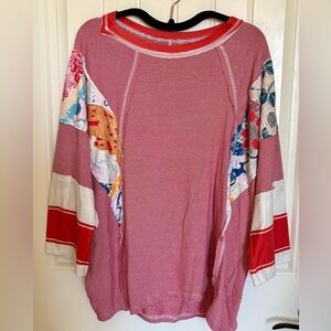 Colorful Patchwork Women's Top
